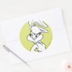 Lola Bunny Casual Classic Round Sticker