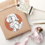 Lola Bunny Flirty Classic Round Sticker