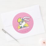 Lola Bunny Girls Never Lose Classic Round Sticker