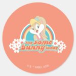 Lola Bunny Hug Some Bunny Today Classic Round Sticker