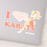 Lola Bunny I Heart Karats Sticker