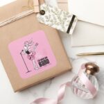 Lola Bunny Im With The Band Square Sticker