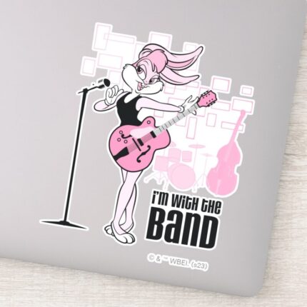 Lola Bunny Im With The Band Sticker