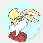 Lola Bunny Super Cute Classic Round Sticker