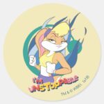 Lola Bunny Im Unstoppable Classic Round Sticker
