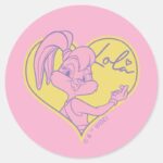 Lola Heart Signature Classic Round Sticker