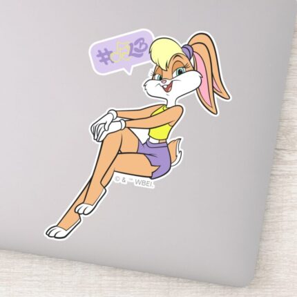Lola Sitting Sticker