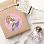 Lola TUNE SQUAD™ Varsity Heart Classic Round Sticker