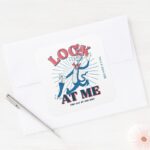 Look At Me Cat In The Hat Square Sticker