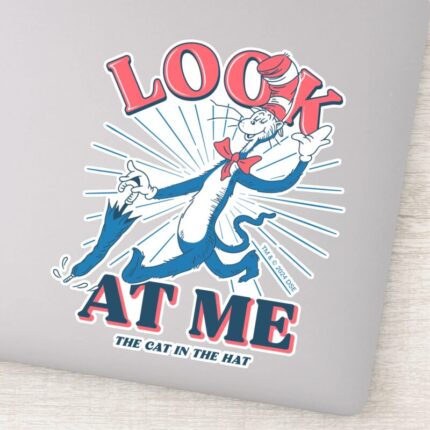 Look At Me Cat In The Hat Sticker
