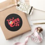 Love Elmo Classic Round Sticker