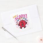 Love Is Little Miss Scary Square Sticker