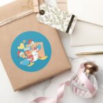 Love Ya Classic Round Sticker