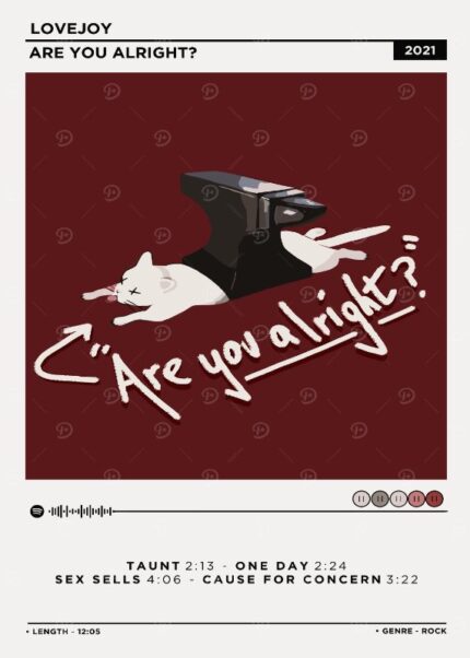 Lovejoy Are You Alright Music Poster