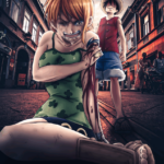 Luffy E Nami One Piece Poster