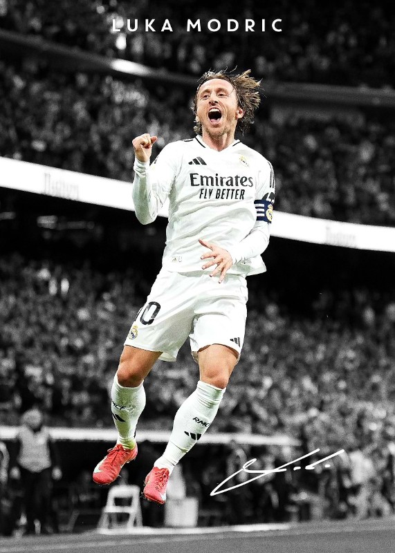 Luka Modric Soccer Poster