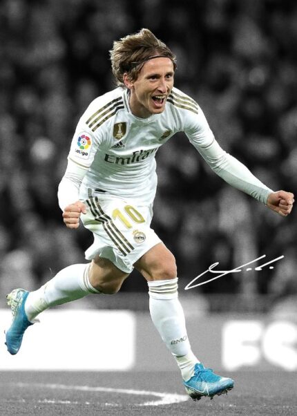 Luka Modric Soccer Poster