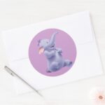 Lumpy 4 Classic Round Sticker