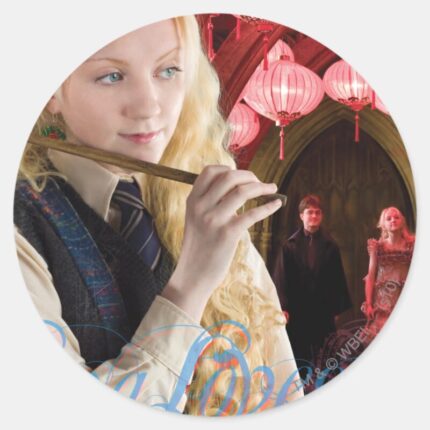 Luna Lovegood Montage Classic Round Sticker