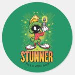 MARVIN MARTIAN™ Stunner Classic Round Sticker