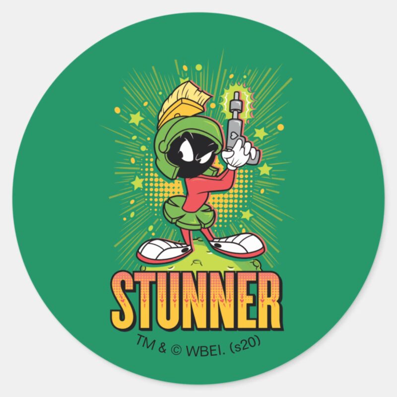 MARVIN MARTIAN™ Stunner Classic Round Sticker MARVIN MARTIAN™ Stunner Classic Round Sticker