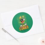 MARVIN MARTIAN™ Stunner Classic Round Sticker