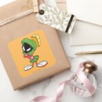 MARVIN THE MARTIAN™ Annoyed Square Sticker
