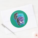 MARVIN THE MARTIAN™ Expressive 14 Classic Round Sticker