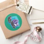 MARVIN THE MARTIAN™ Expressive 14 Classic Round Sticker