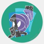 MARVIN THE MARTIAN™ Expressive 20 Classic Round Sticker