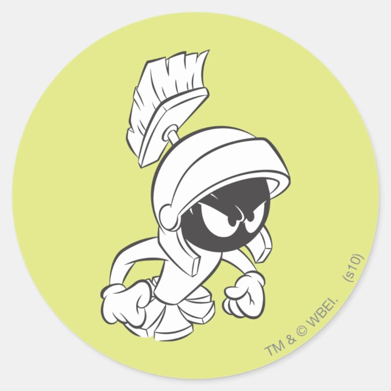 MARVIN THE MARTIAN™ Expressive 2 Classic Round Sticker MARVIN THE MARTIAN™ Expressive 2 Classic Round Sticker