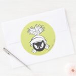 MARVIN THE MARTIAN™ Expressive 5 Classic Round Sticker