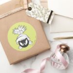 MARVIN THE MARTIAN™ Expressive 5 Classic Round Sticker