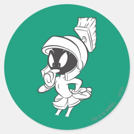 MARVIN THE MARTIAN™ Expressive Classic Round Sticker