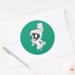 MARVIN THE MARTIAN™ Expressive Classic Round Sticker