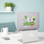 MARVIN THE MARTIAN™ I Laser Humans Sticker