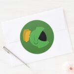 MARVIN THE MARTIAN™ Identity Classic Round Sticker
