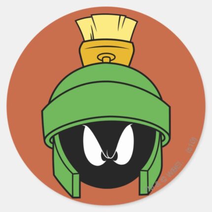 MARVIN THE MARTIAN™ Mad Classic Round Sticker