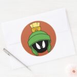 MARVIN THE MARTIAN™ Mad Classic Round Sticker