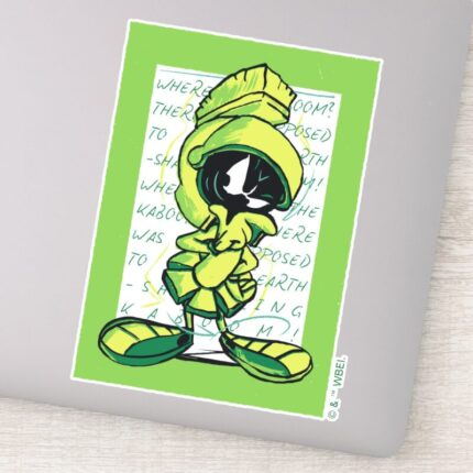 MARVIN THE MARTIAN™ Quote Sketch Sticker