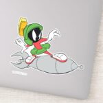MARVIN THE MARTIAN™ Riding Rocket Sticker