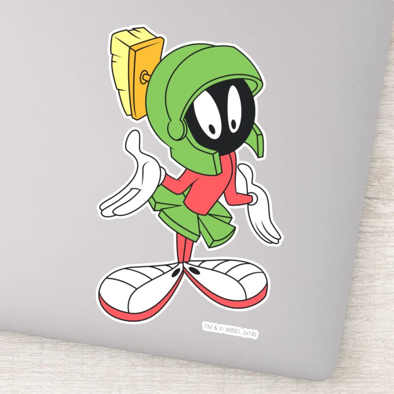 MARVIN THE MARTIAN™ Shrug Sticker MARVIN THE MARTIAN™ Shrug Sticker