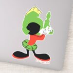 MARVIN THE MARTIAN™ Silhouette With Raygun Sticker