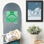 MARVIN THE MARTIAN™ Striped Icon Sticker