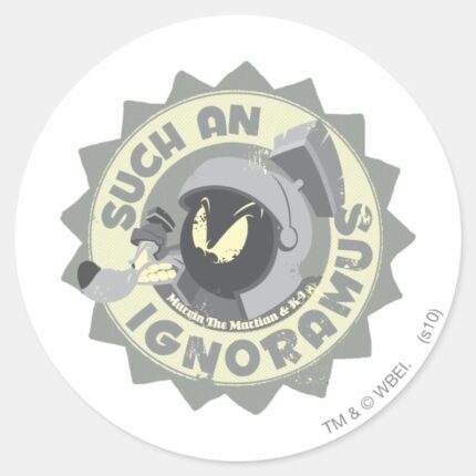 MARVIN THE MARTIAN™ Such An Ignoramus Classic Round Sticker