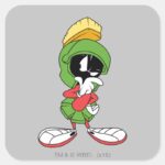 MARVIN THE MARTIAN™ Thinking Square Sticker