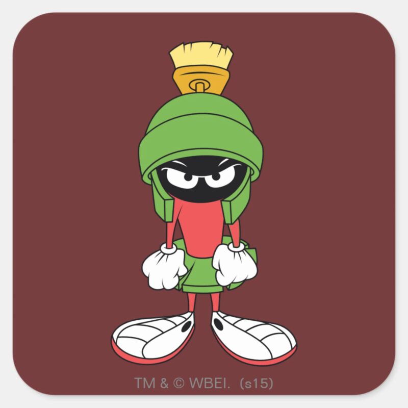 MARVIN THE MARTIAN™ Upset Square Sticker MARVIN THE MARTIAN™ Upset Square Sticker