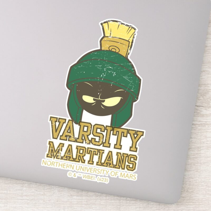 MARVIN THE MARTIAN™ Varsity Collegiate Graphic Sticker MARVIN THE MARTIAN™ Varsity Collegiate Graphic Sticker