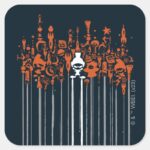 MARVIN THE MARTIAN™ Weapons Of Mass Destruction Square Sticker