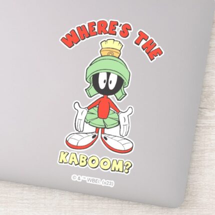 MARVIN THE MARTIAN™ Wheres The Kaboom Sticker